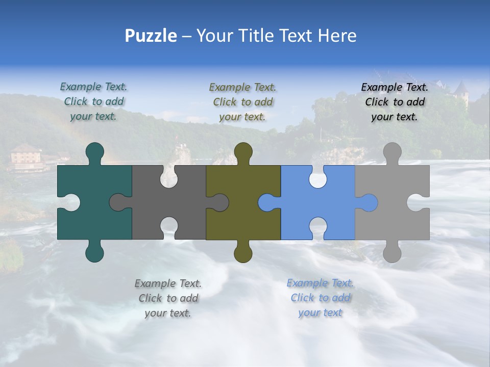 Tourism Rhine Schaffhausen PowerPoint Template