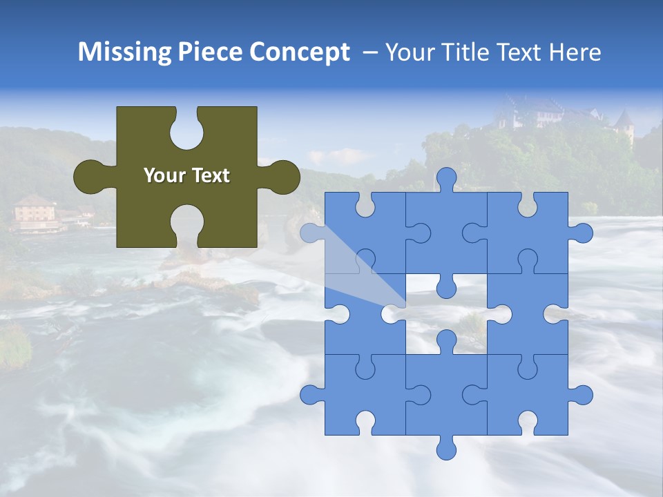 Tourism Rhine Schaffhausen PowerPoint Template