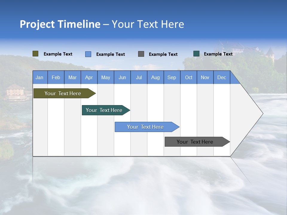 Tourism Rhine Schaffhausen PowerPoint Template