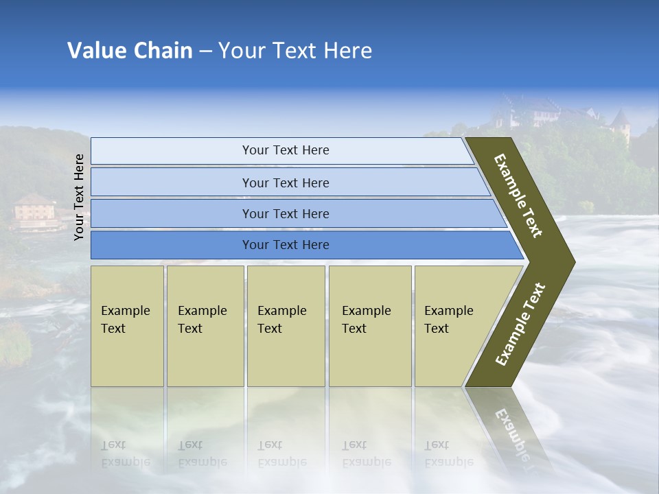 Tourism Rhine Schaffhausen PowerPoint Template