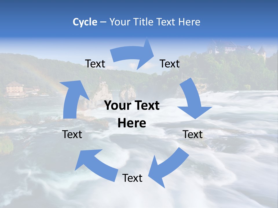 Tourism Rhine Schaffhausen PowerPoint Template
