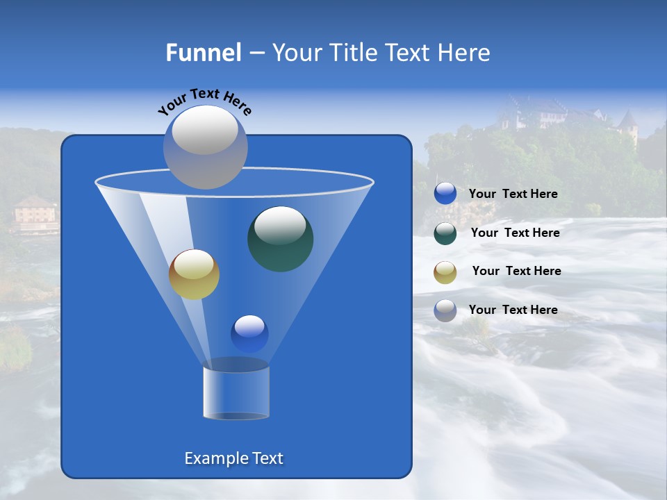 Tourism Rhine Schaffhausen PowerPoint Template