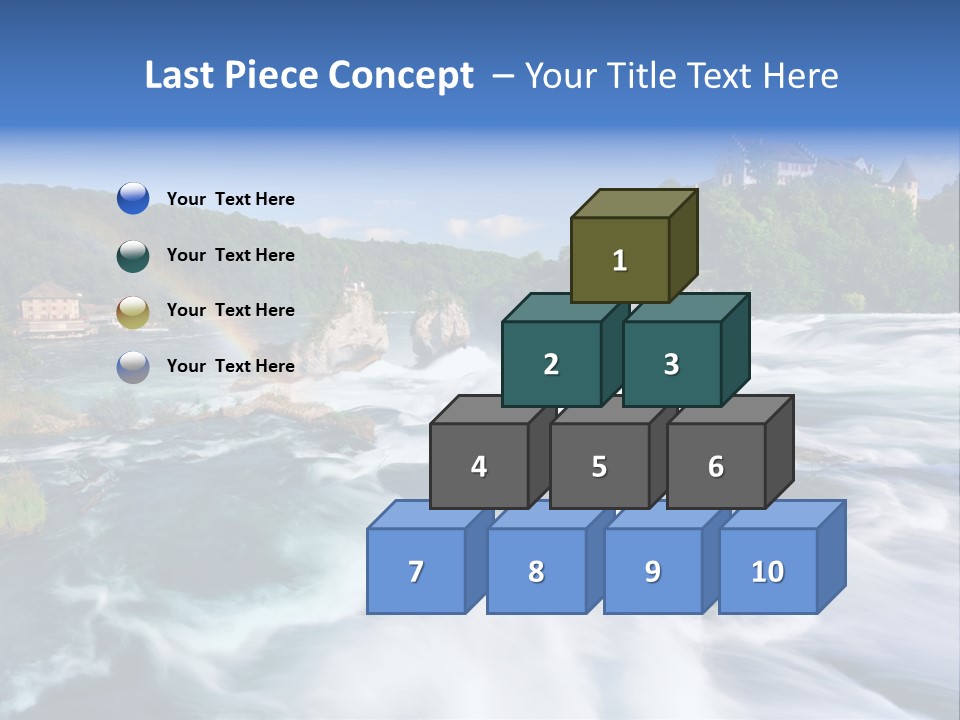 Tourism Rhine Schaffhausen PowerPoint Template