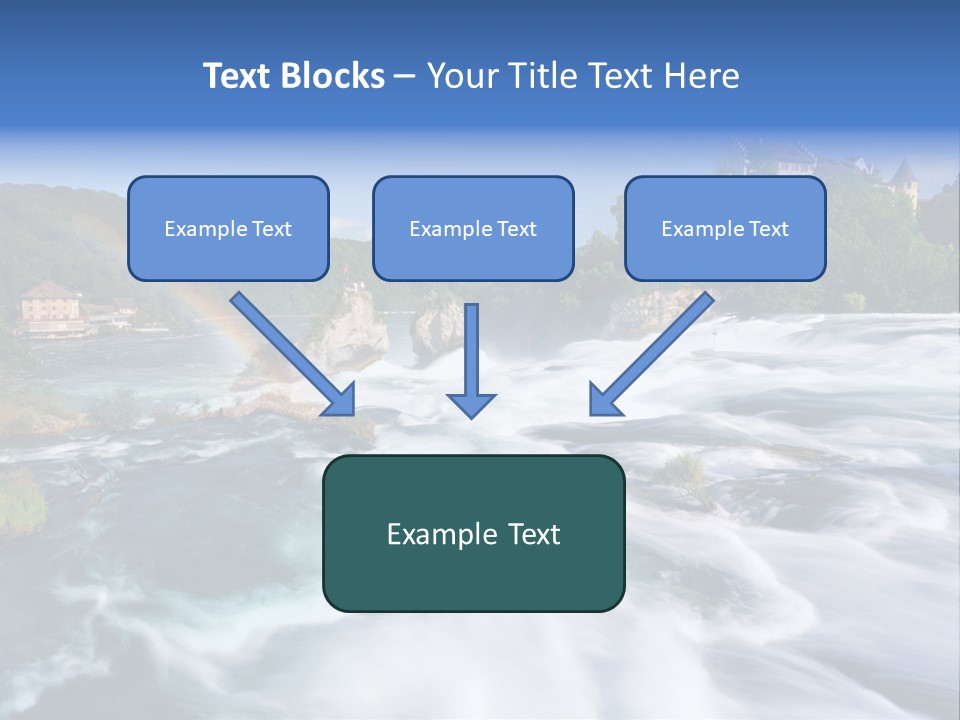 Tourism Rhine Schaffhausen PowerPoint Template
