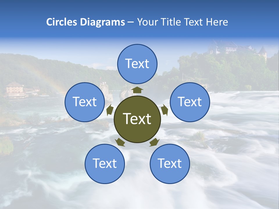 Tourism Rhine Schaffhausen PowerPoint Template