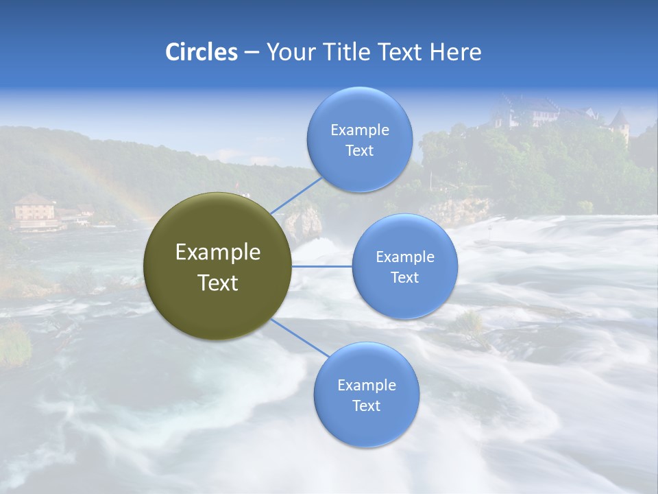 Tourism Rhine Schaffhausen PowerPoint Template