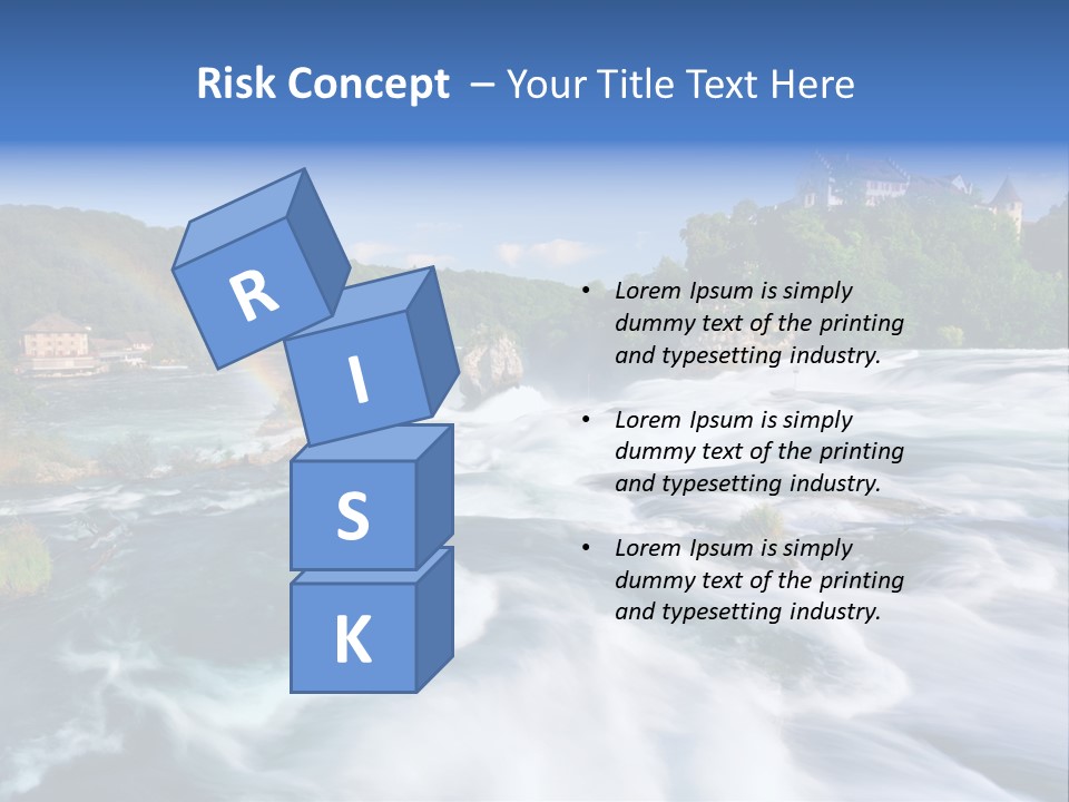 Tourism Rhine Schaffhausen PowerPoint Template