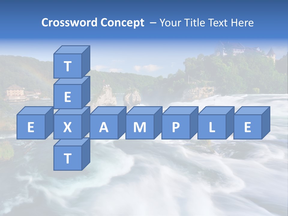 Tourism Rhine Schaffhausen PowerPoint Template