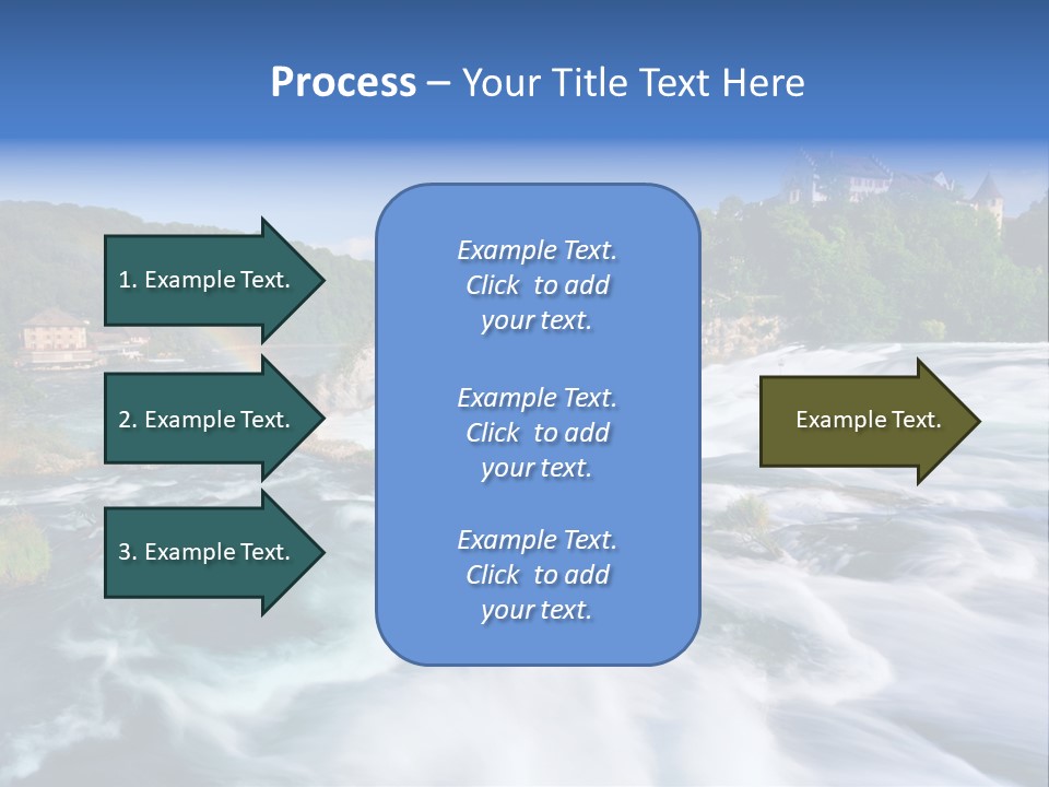 Tourism Rhine Schaffhausen PowerPoint Template