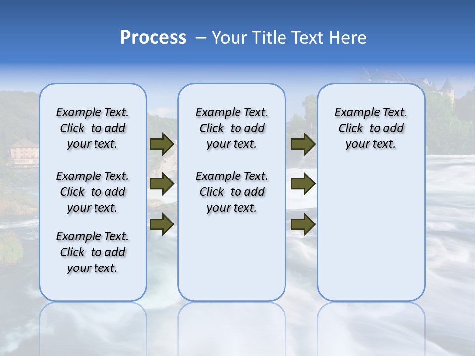 Tourism Rhine Schaffhausen PowerPoint Template