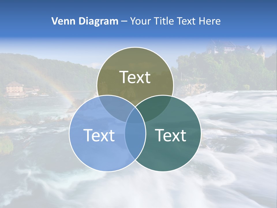 Tourism Rhine Schaffhausen PowerPoint Template