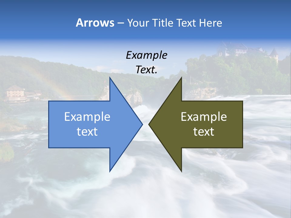 Tourism Rhine Schaffhausen PowerPoint Template