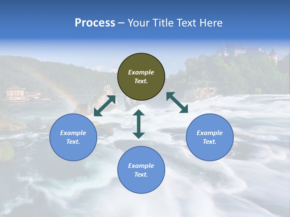 Tourism Rhine Schaffhausen PowerPoint Template
