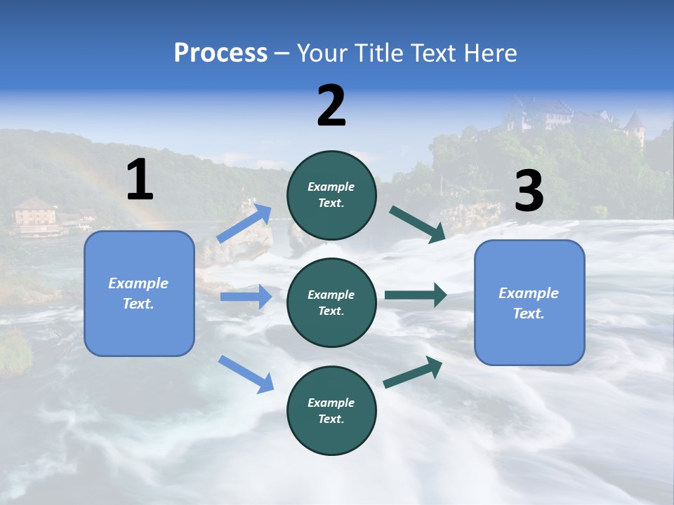 Tourism Rhine Schaffhausen PowerPoint Template