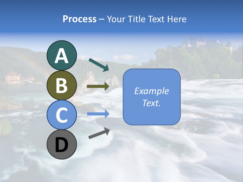 Tourism Rhine Schaffhausen PowerPoint Template