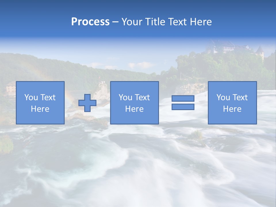 Tourism Rhine Schaffhausen PowerPoint Template