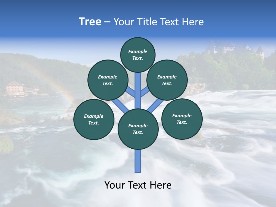 Tourism Rhine Schaffhausen PowerPoint Template