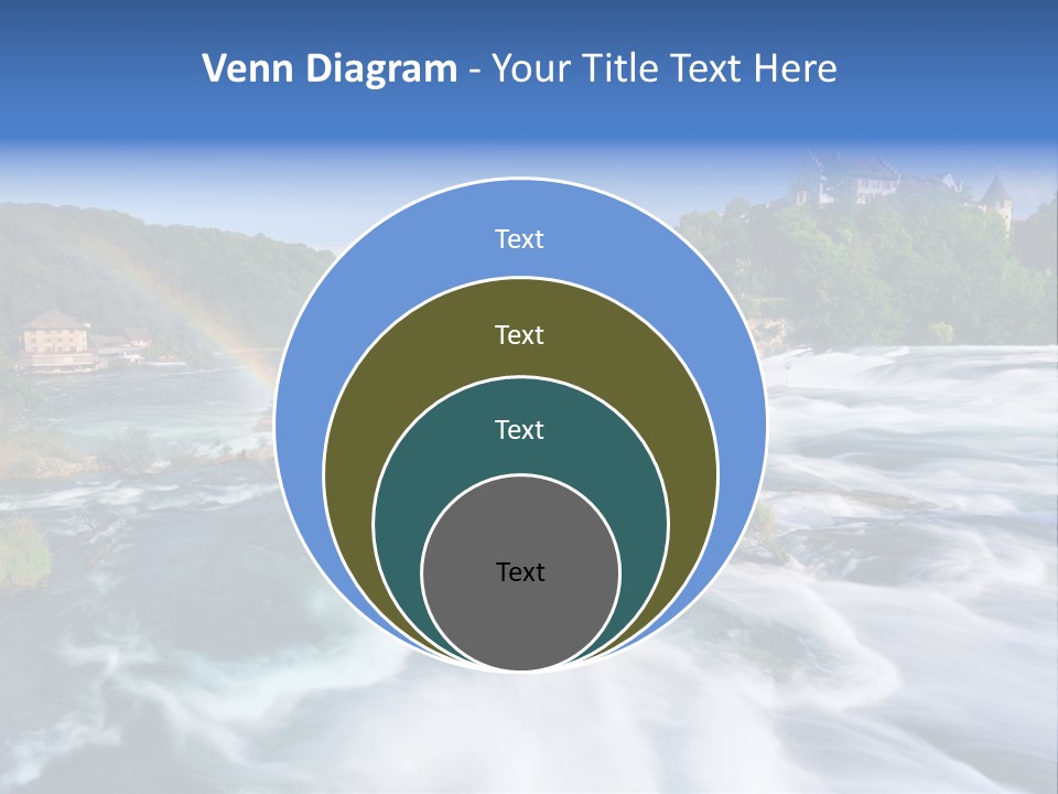 Tourism Rhine Schaffhausen PowerPoint Template