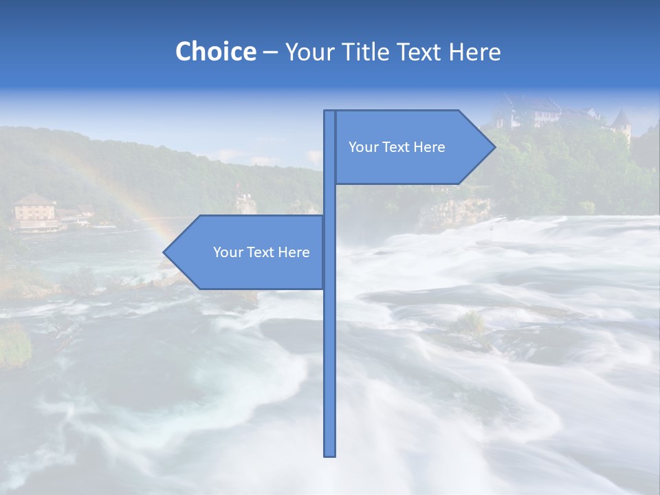 Tourism Rhine Schaffhausen PowerPoint Template