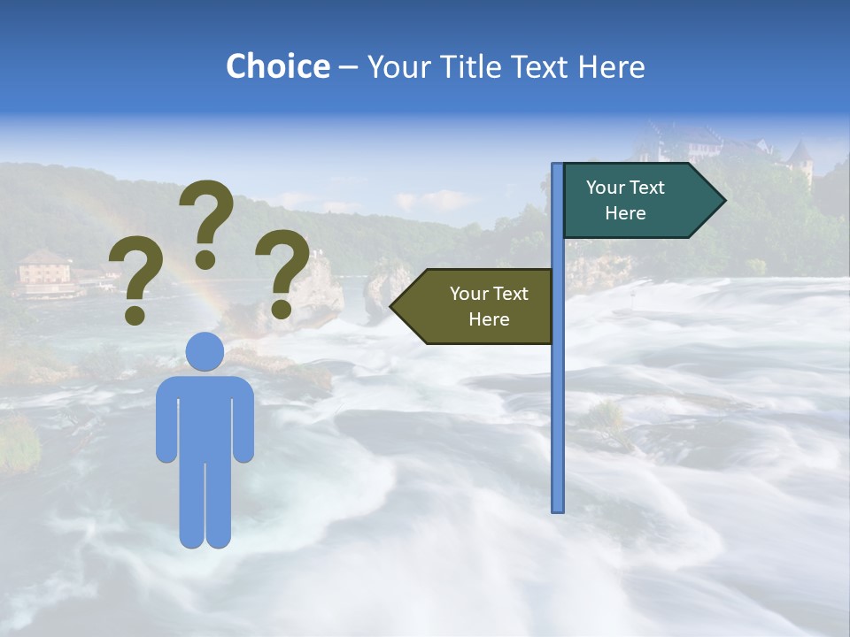 Tourism Rhine Schaffhausen PowerPoint Template