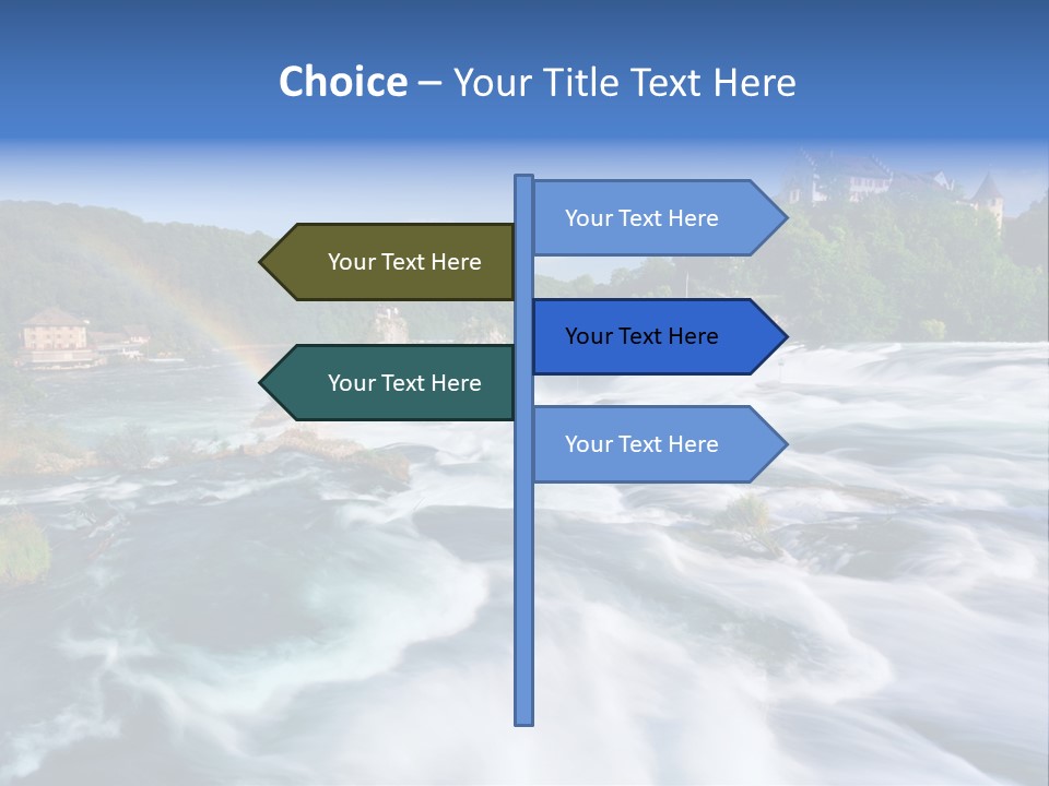Tourism Rhine Schaffhausen PowerPoint Template