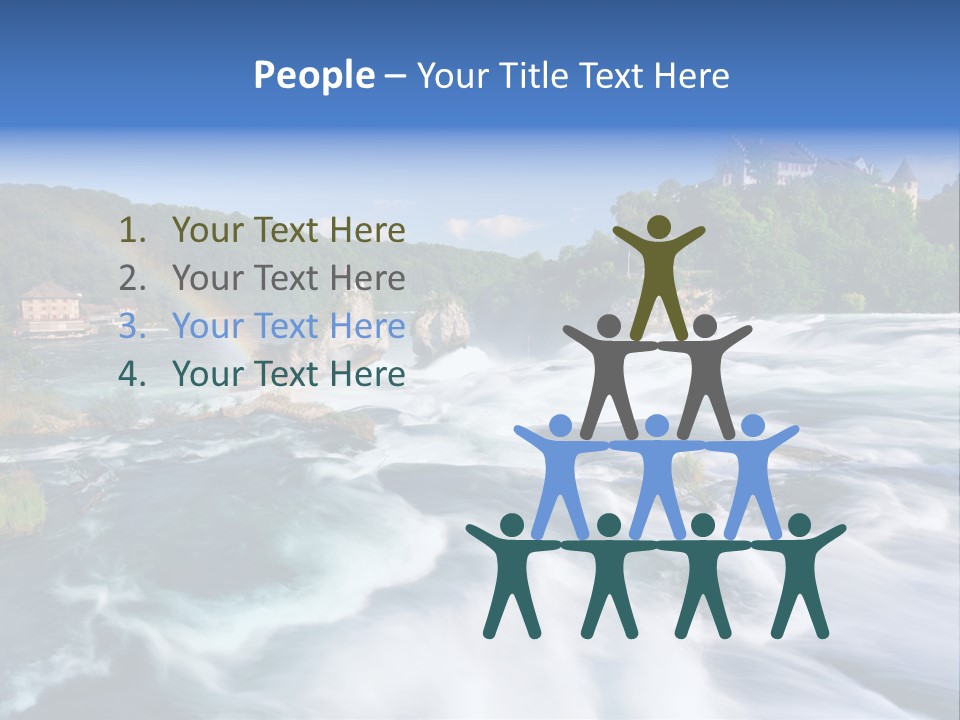 Tourism Rhine Schaffhausen PowerPoint Template