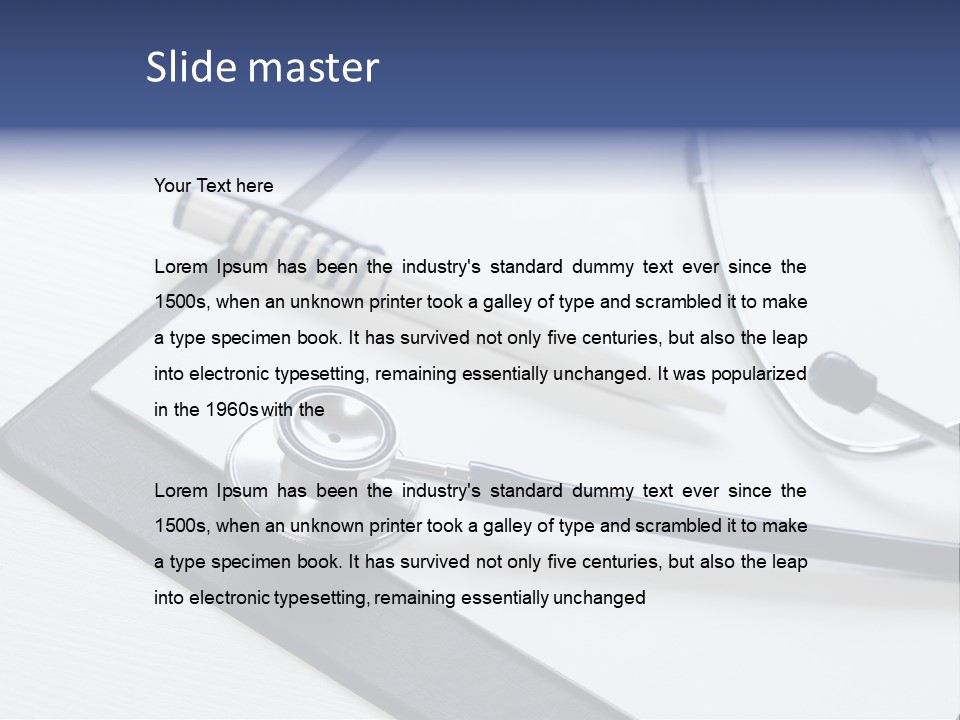 Healthcare Instrument Medical PowerPoint Template