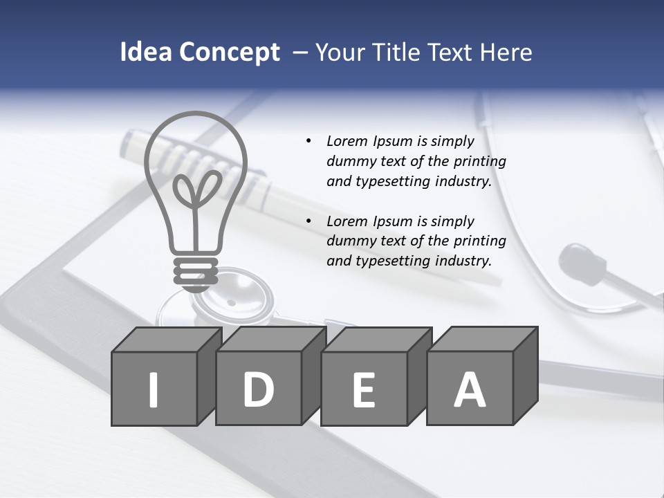 Healthcare Instrument Medical PowerPoint Template