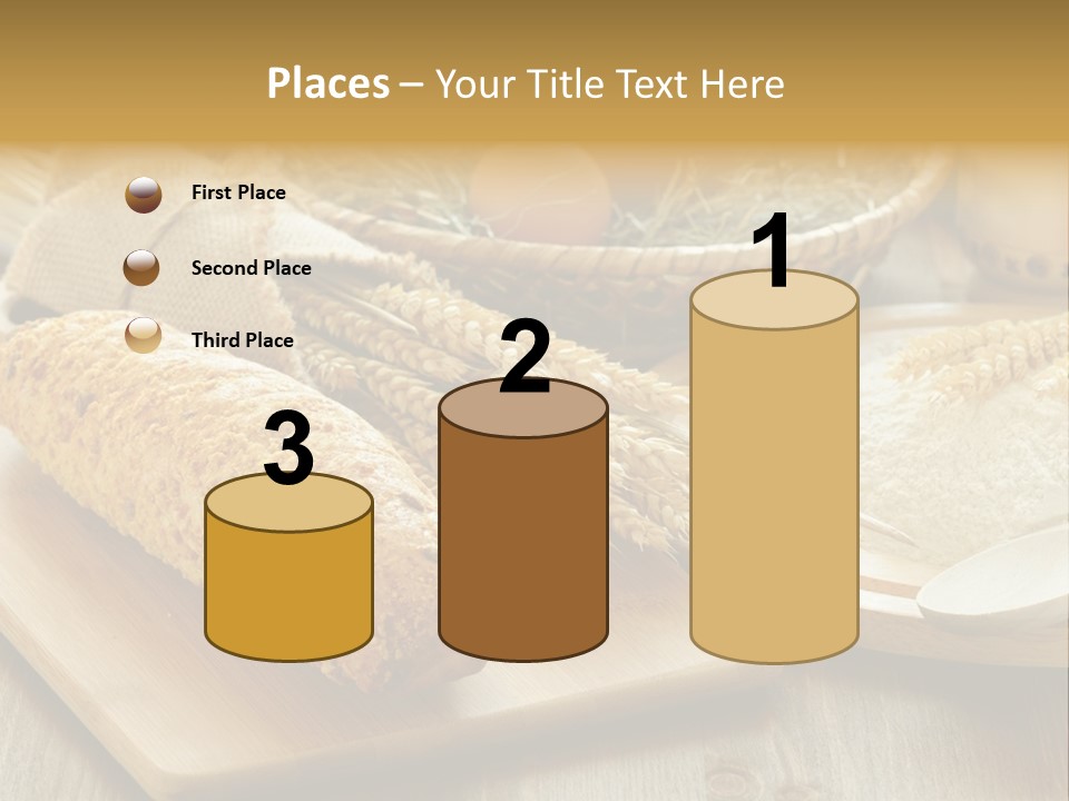 Corn Concept Closeup PowerPoint Template