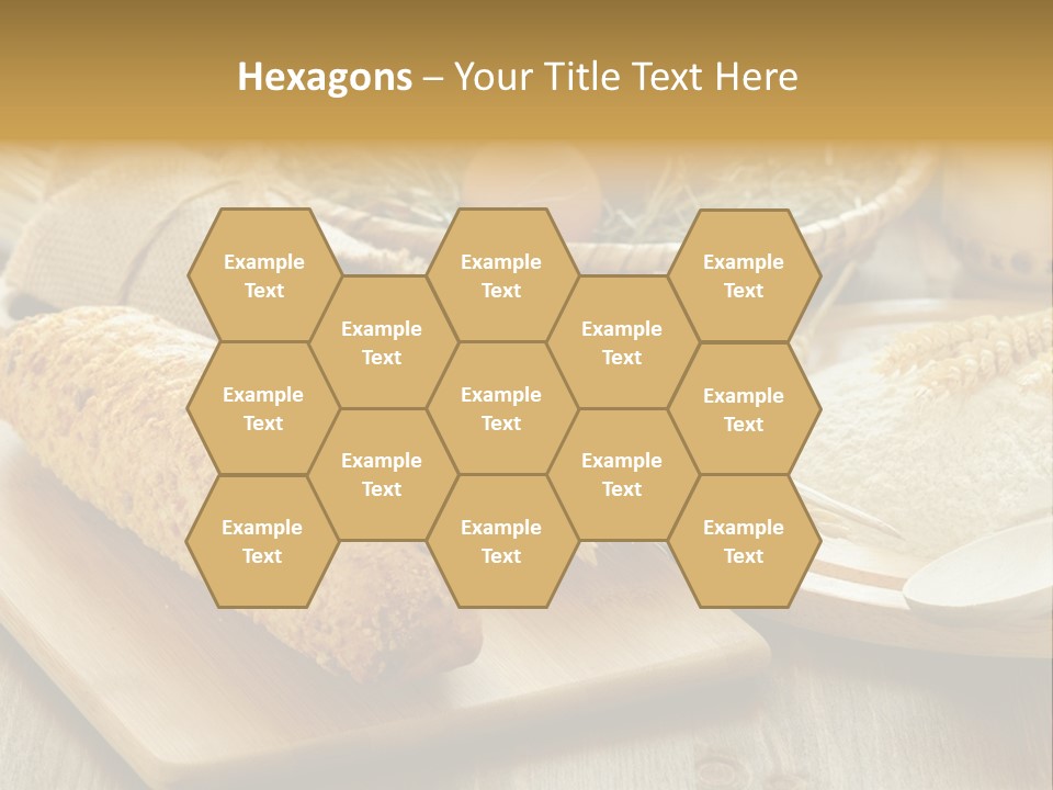 Corn Concept Closeup PowerPoint Template