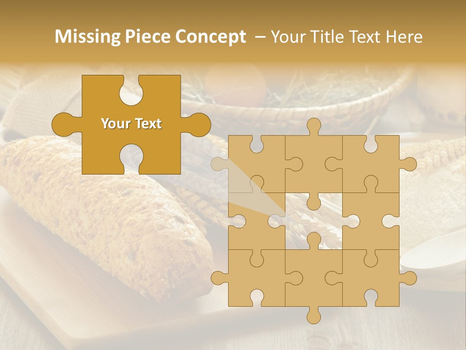 Corn Concept Closeup PowerPoint Template