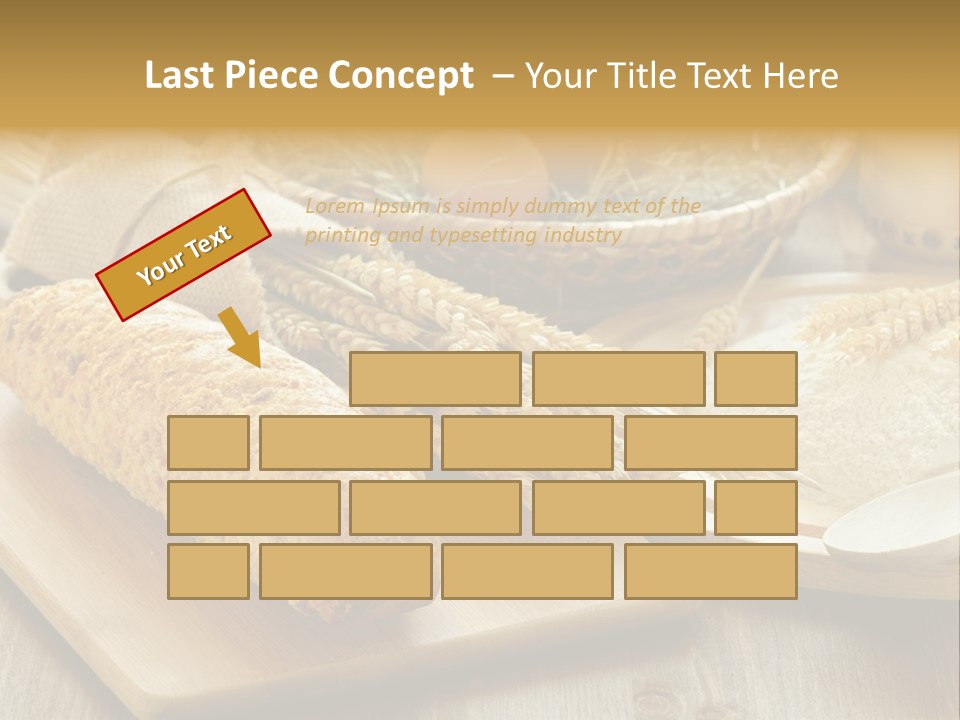 Corn Concept Closeup PowerPoint Template