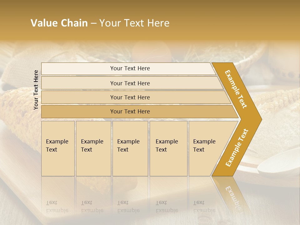 Corn Concept Closeup PowerPoint Template