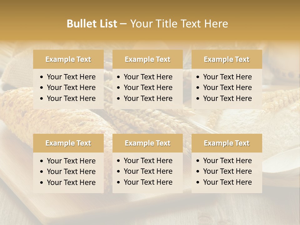 Corn Concept Closeup PowerPoint Template