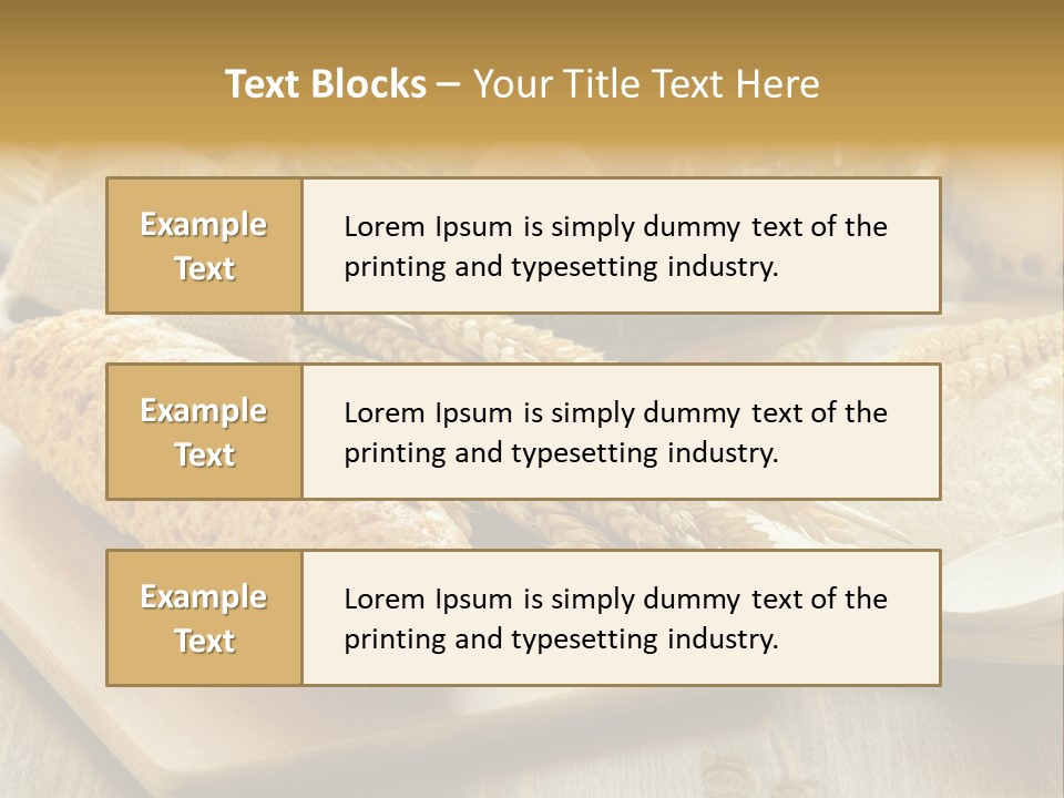 Corn Concept Closeup PowerPoint Template