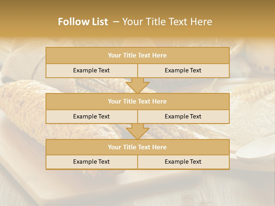 Corn Concept Closeup PowerPoint Template