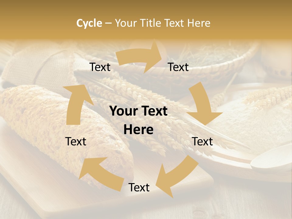 Corn Concept Closeup PowerPoint Template