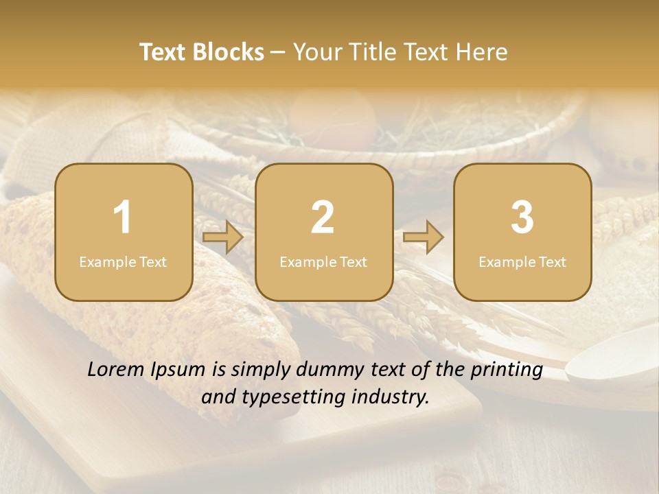 Corn Concept Closeup PowerPoint Template