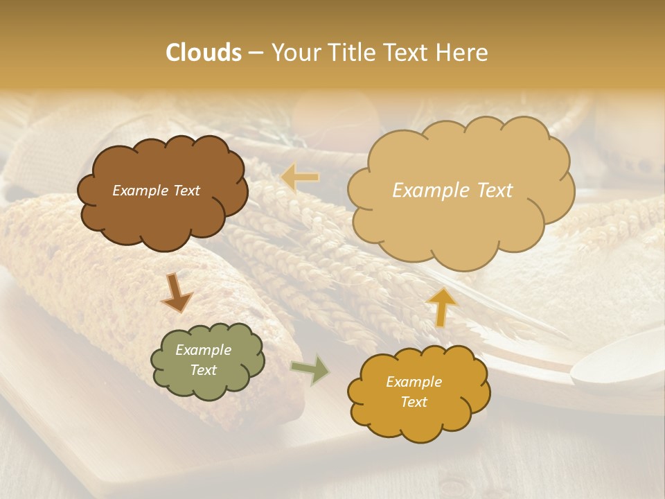 Corn Concept Closeup PowerPoint Template