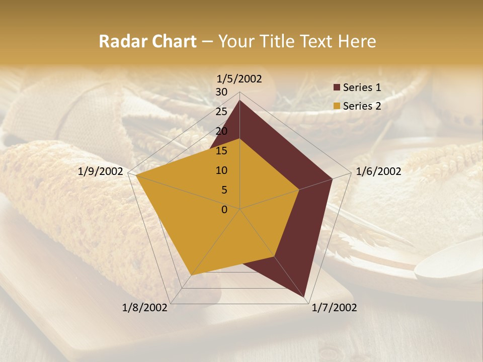 Corn Concept Closeup PowerPoint Template
