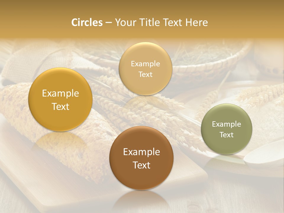 Corn Concept Closeup PowerPoint Template