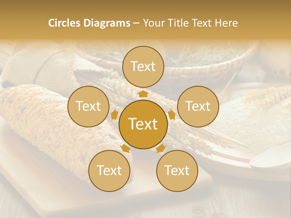 Corn Concept Closeup PowerPoint Template