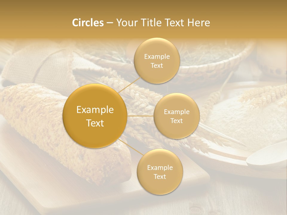 Corn Concept Closeup PowerPoint Template