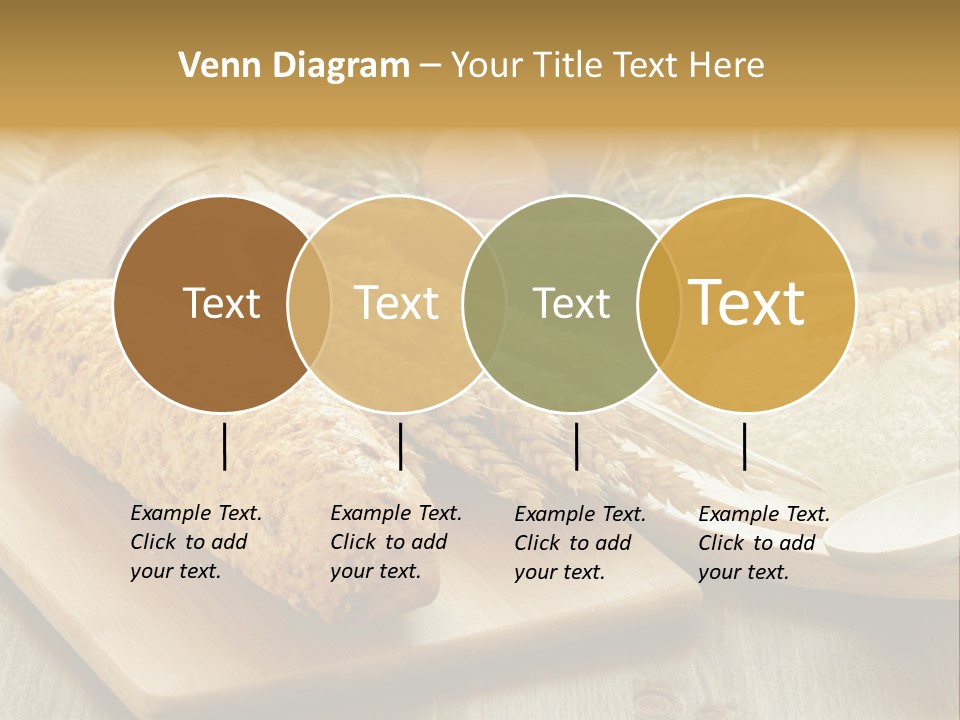 Corn Concept Closeup PowerPoint Template