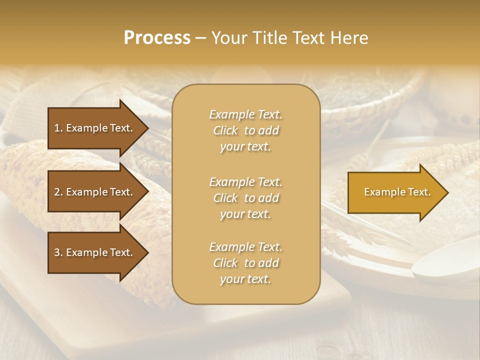 Corn Concept Closeup PowerPoint Template
