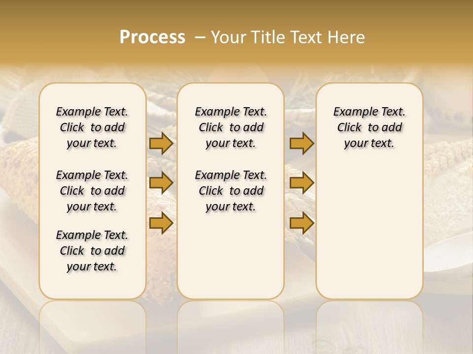 Corn Concept Closeup PowerPoint Template