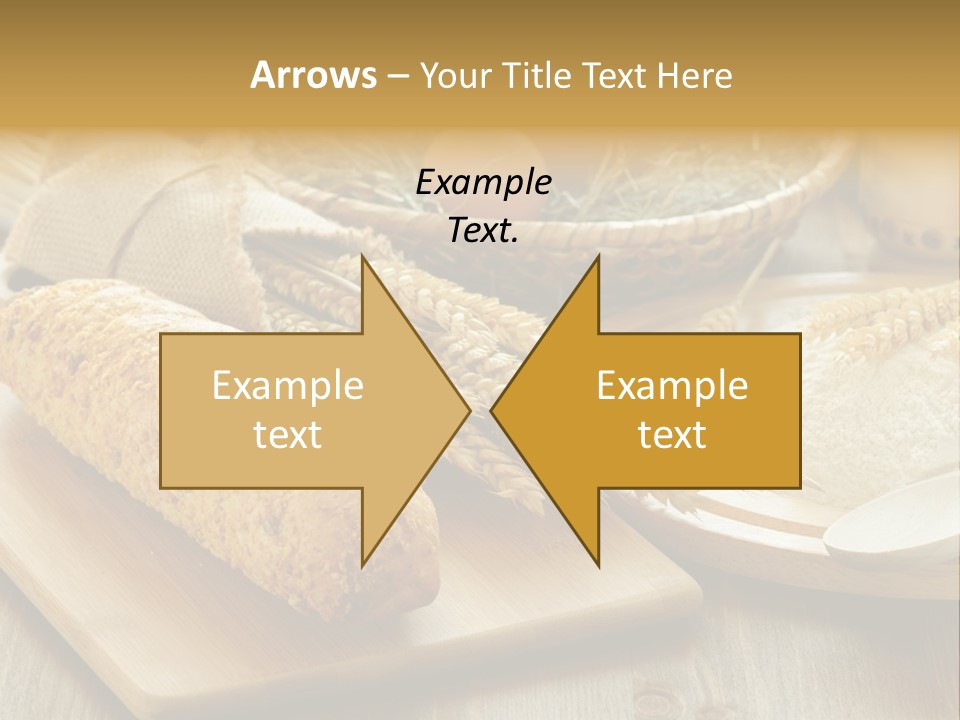 Corn Concept Closeup PowerPoint Template