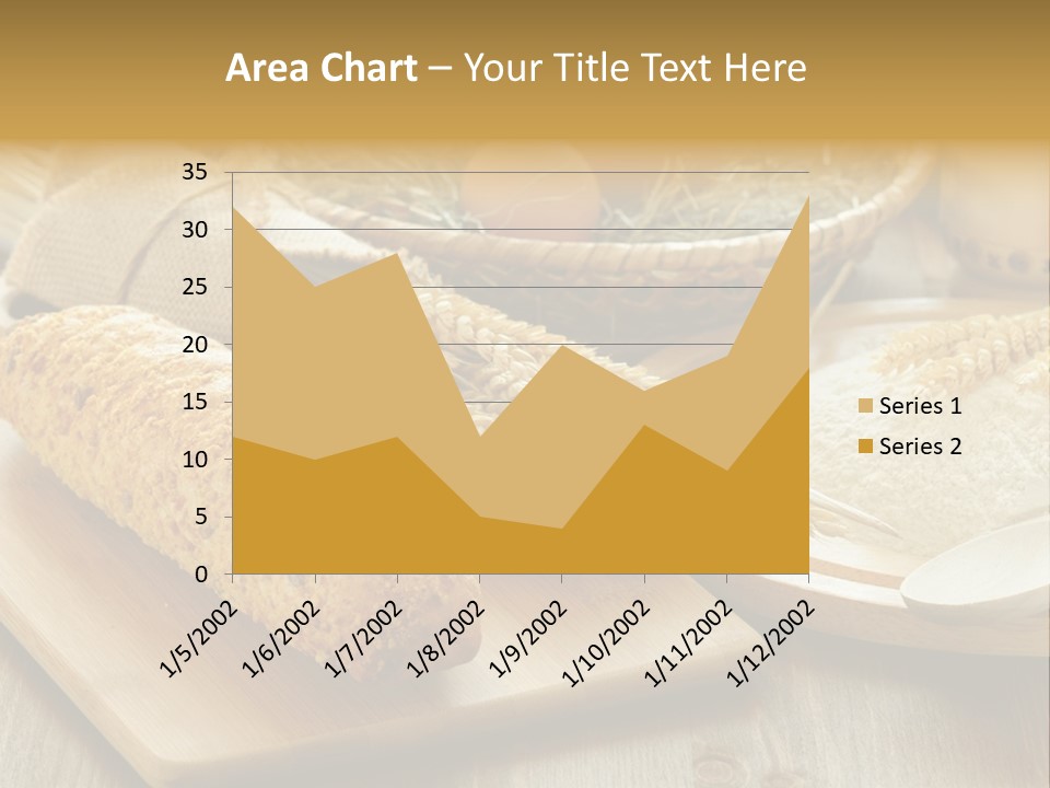 Corn Concept Closeup PowerPoint Template