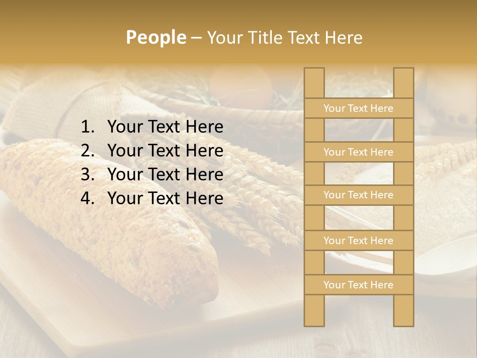 Corn Concept Closeup PowerPoint Template