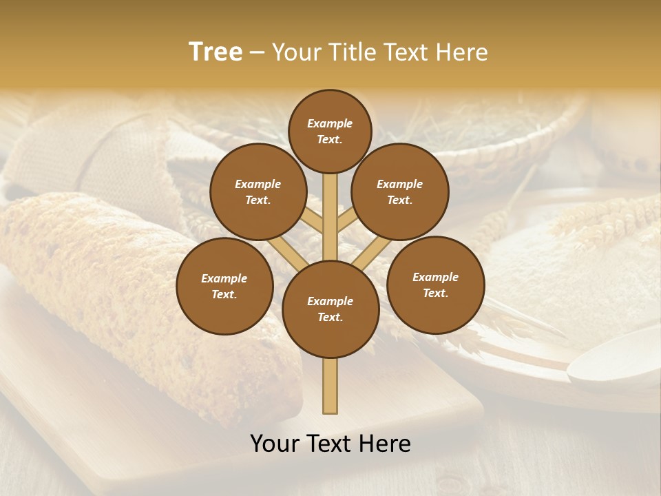 Corn Concept Closeup PowerPoint Template